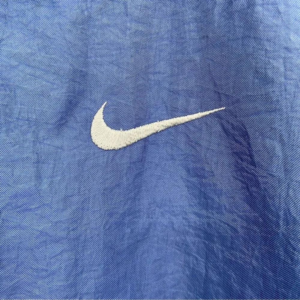 Vintage Nike Windbreaker‎ Anorak Half Zip Hooded Jacket Navy Blue Mens XL 90s - Picture 5 of 13